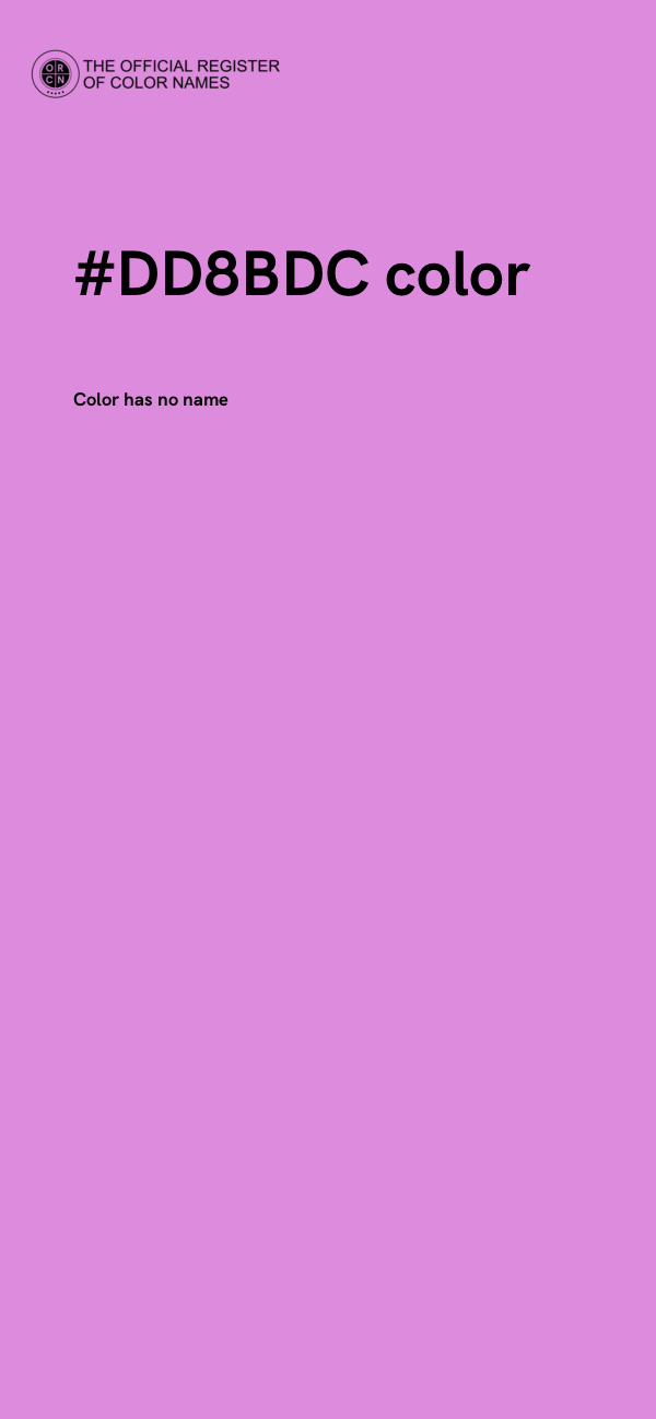 #DD8BDC color image