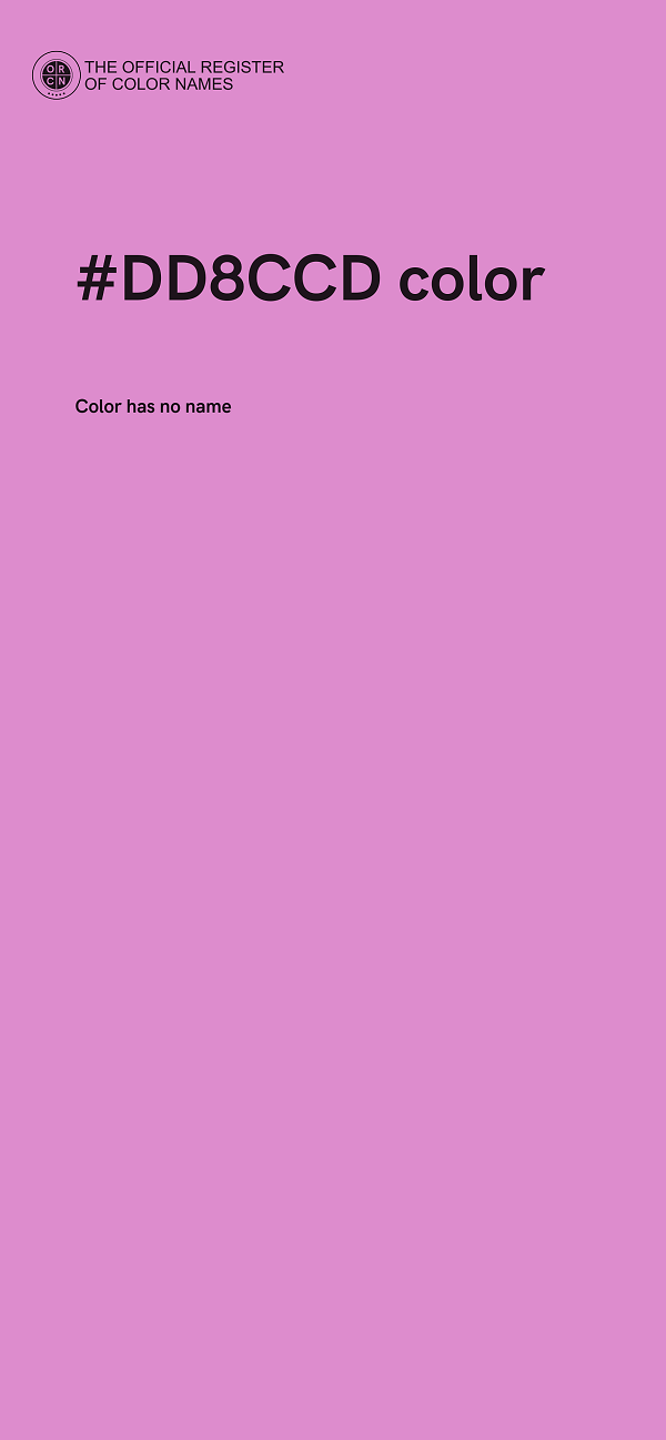 #DD8CCD color image