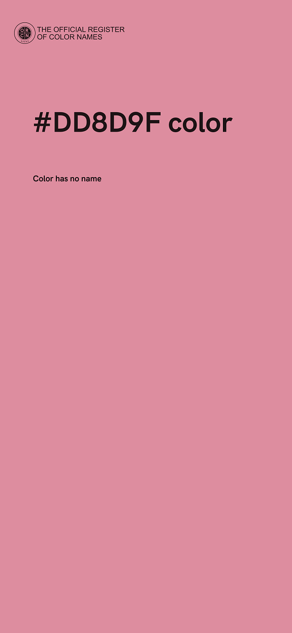 #DD8D9F color image