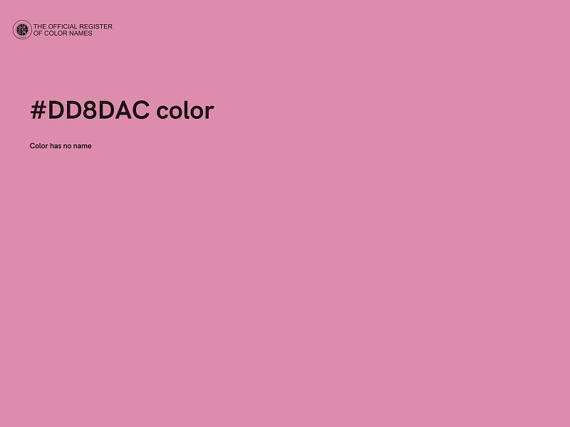 #DD8DAC color image