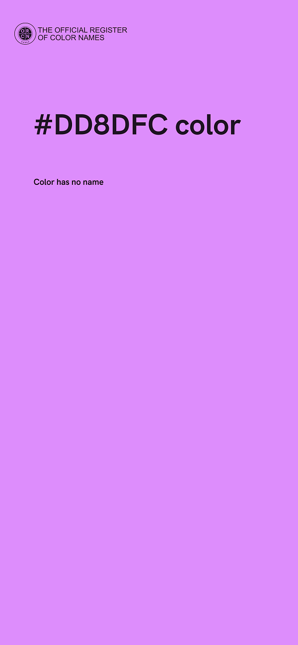 #DD8DFC color image
