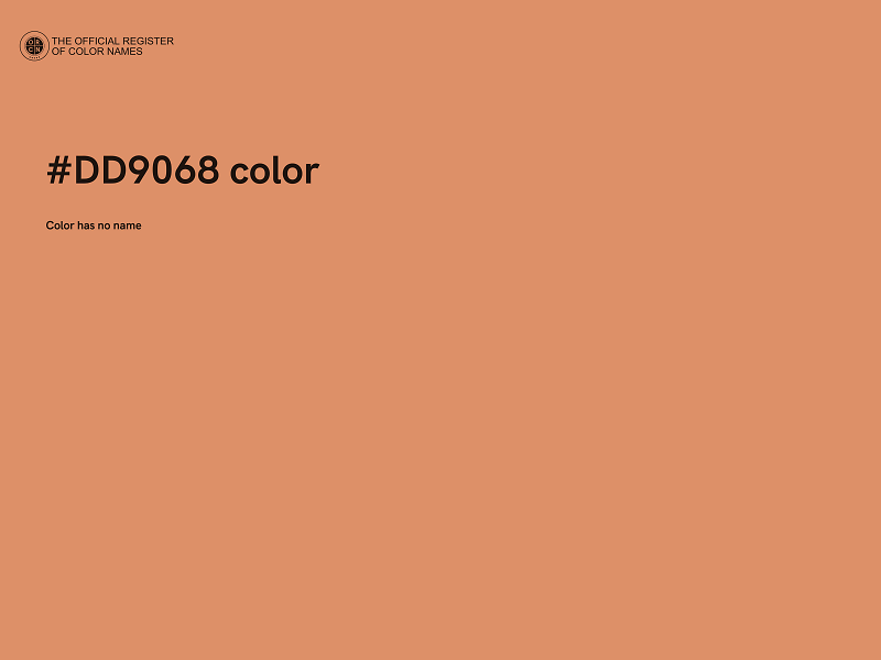 #DD9068 color image