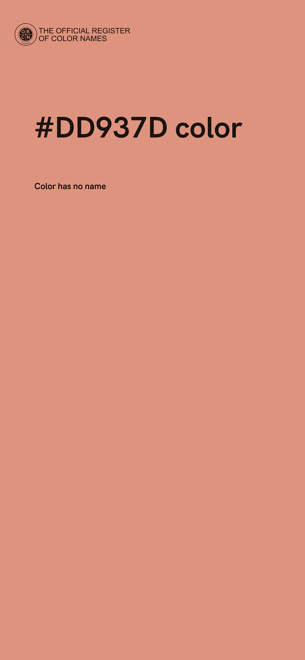 #DD937D color image