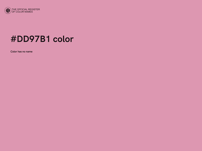 #DD97B1 color image