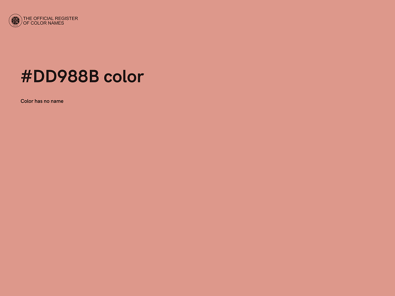 #DD988B color image