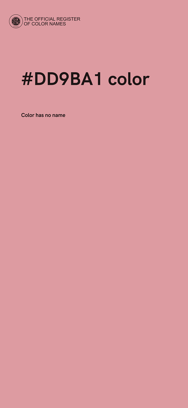 #DD9BA1 color image