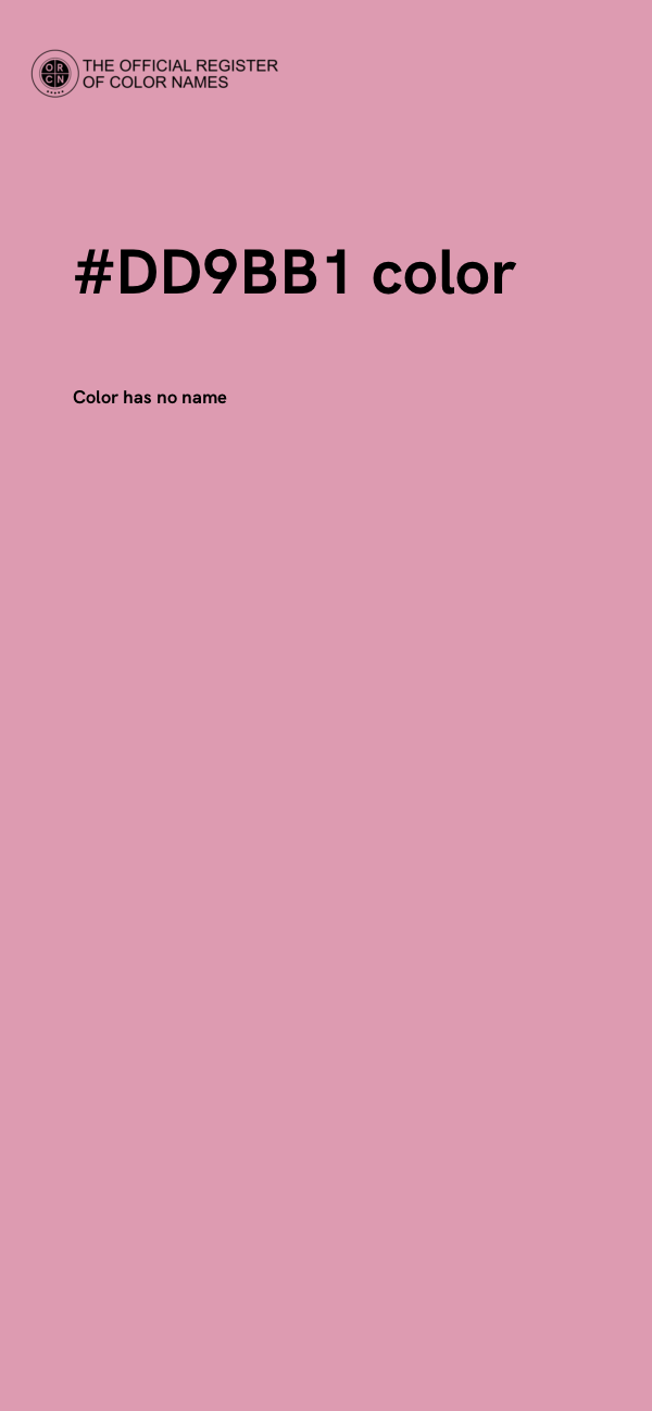 #DD9BB1 color image