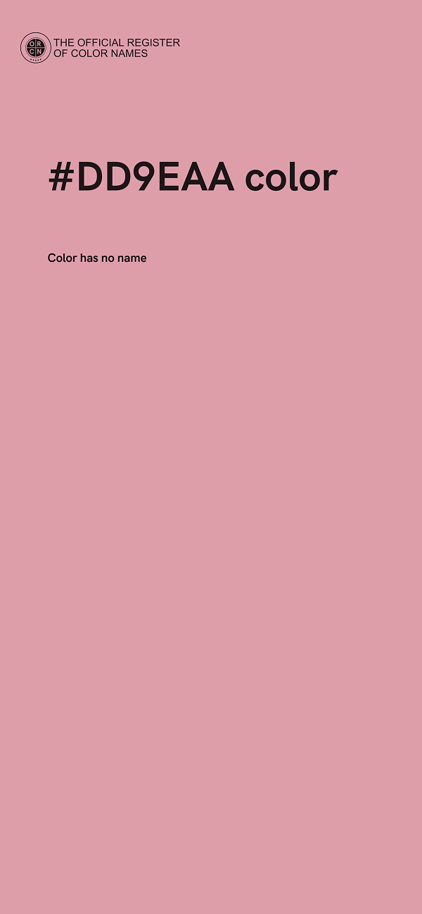 #DD9EAA color image