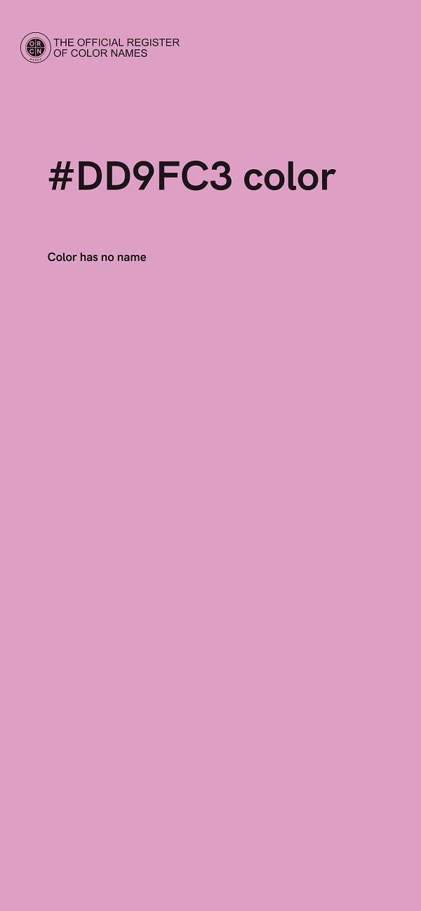 #DD9FC3 color image