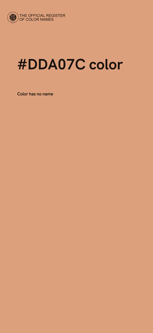 #DDA07C color image