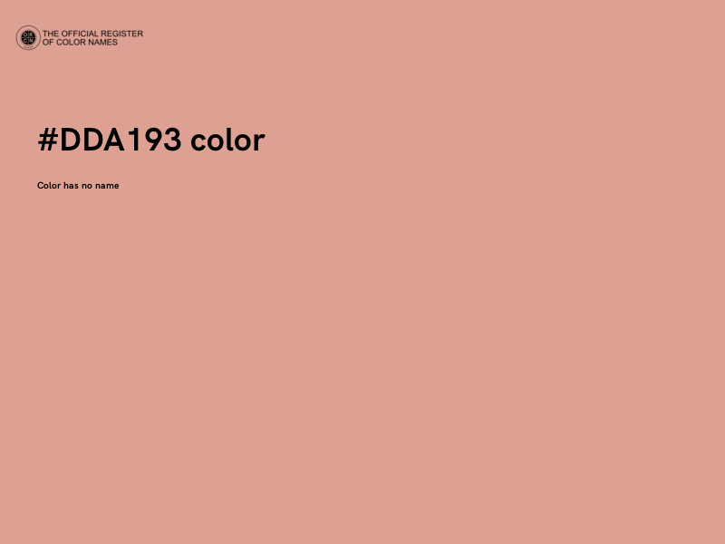 #DDA193 color image