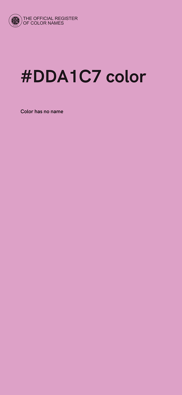 #DDA1C7 color image