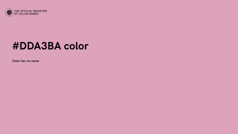 #DDA3BA color image