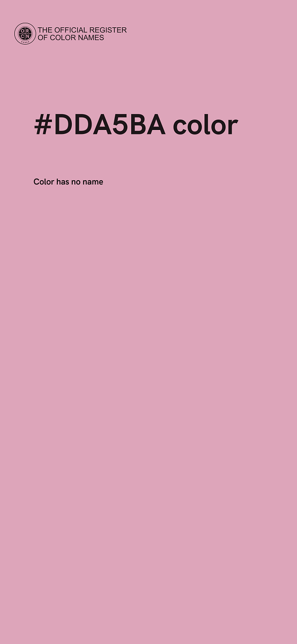 #DDA5BA color image