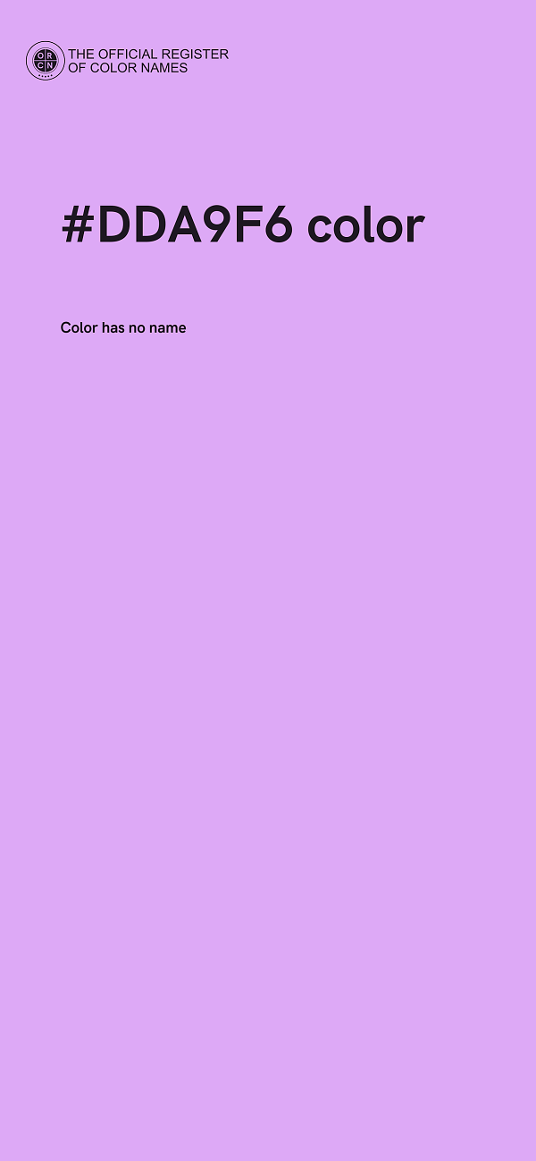 #DDA9F6 color image