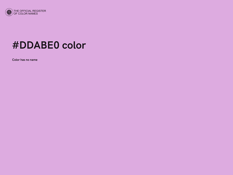 #DDABE0 color image