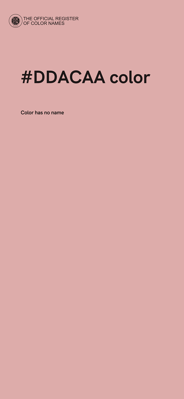#DDACAA color image