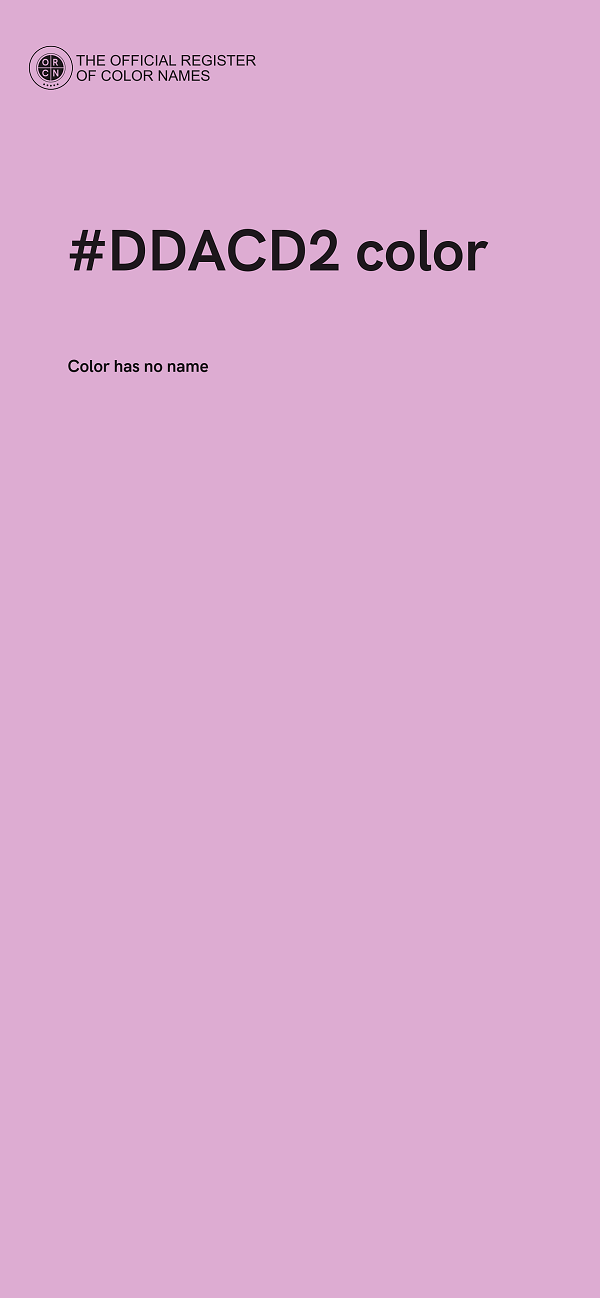#DDACD2 color image