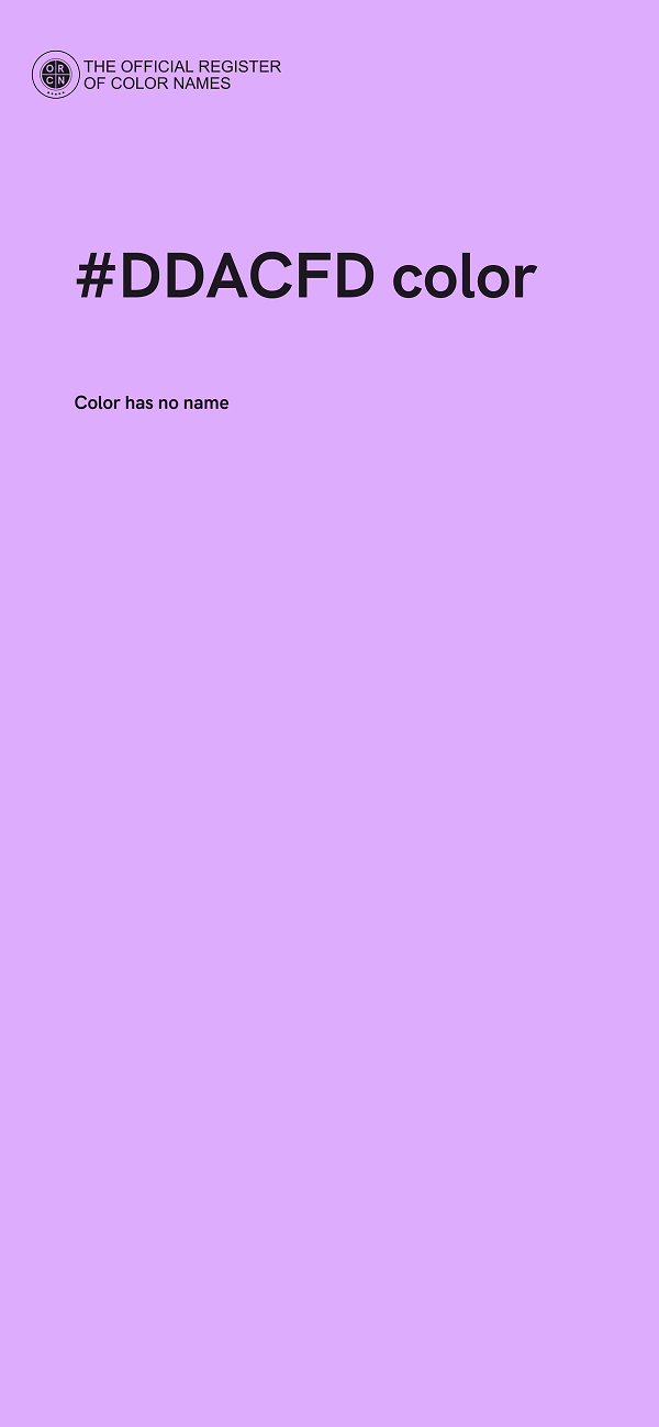 #DDACFD color image