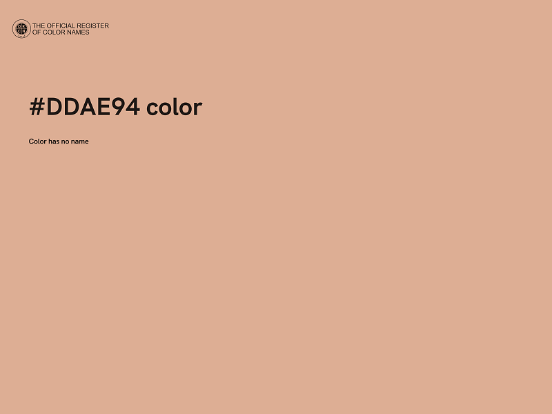 #DDAE94 color image