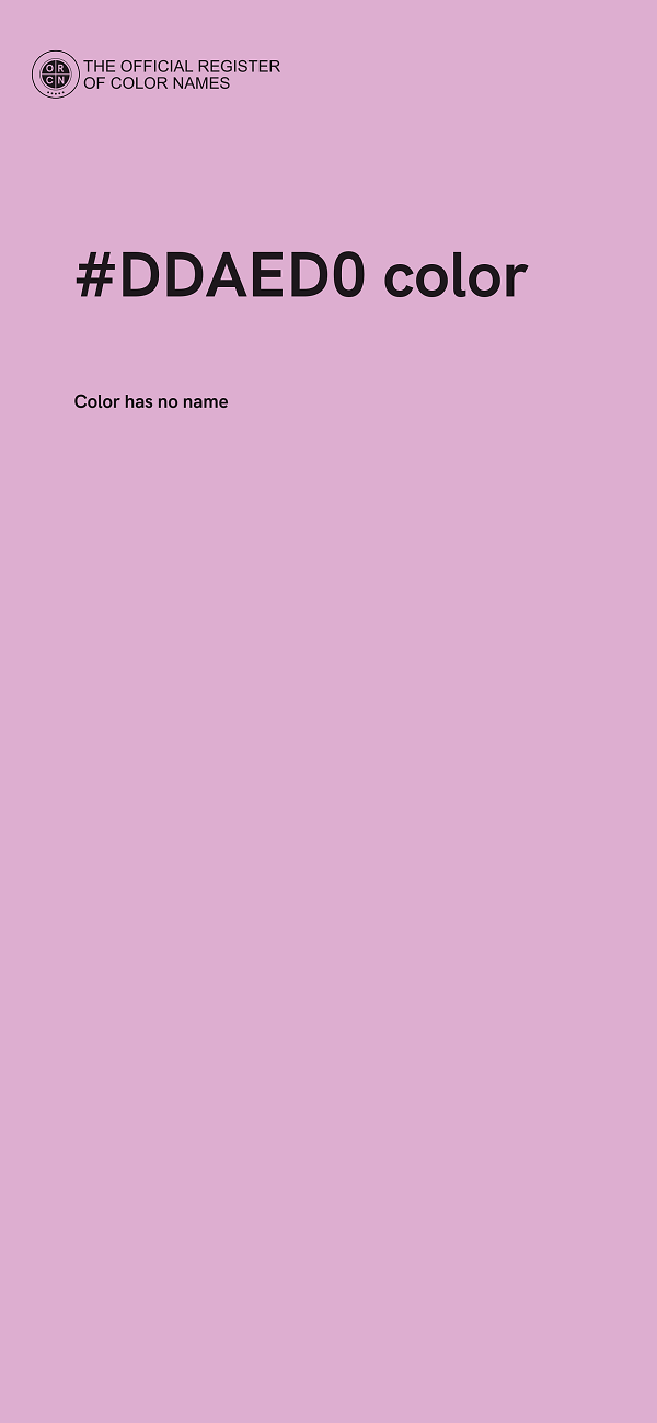 #DDAED0 color image
