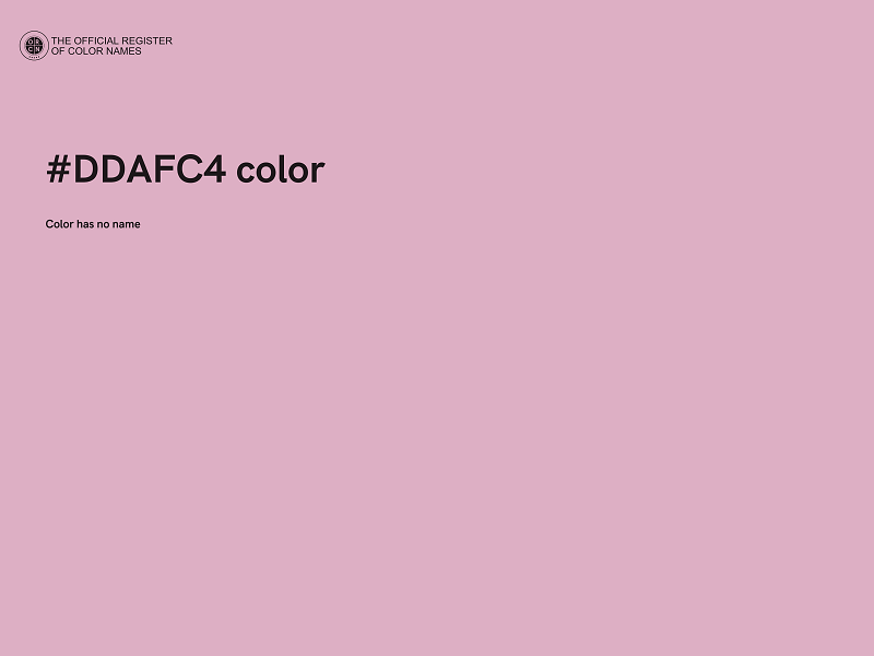 #DDAFC4 color image