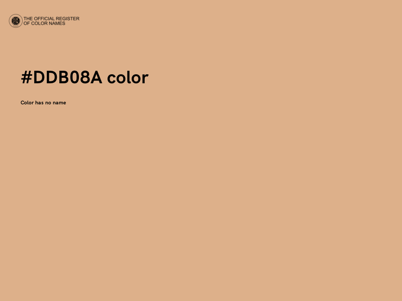 #DDB08A color image