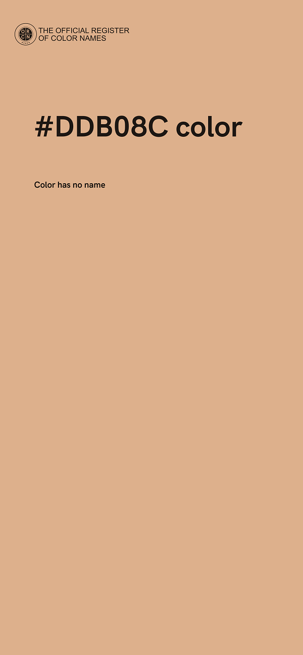 #DDB08C color image