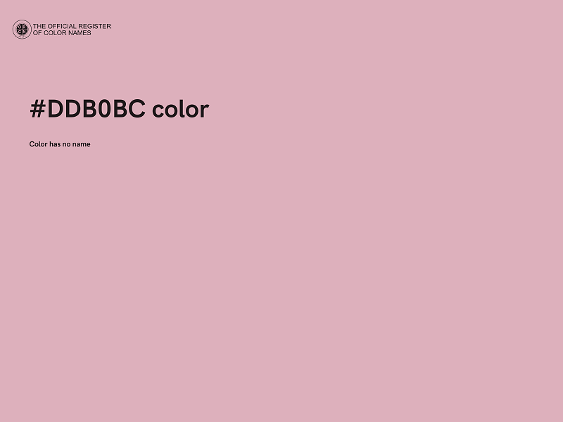 #DDB0BC color image