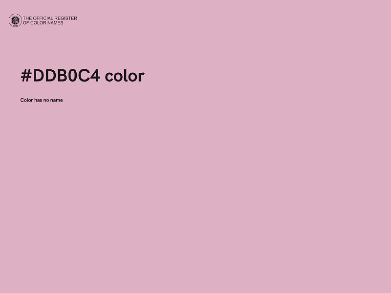 #DDB0C4 color image