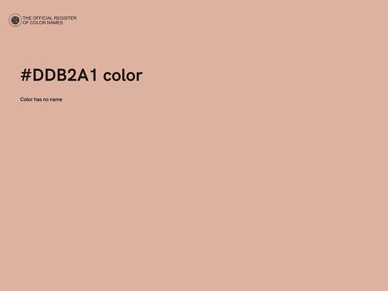 #DDB2A1 color image