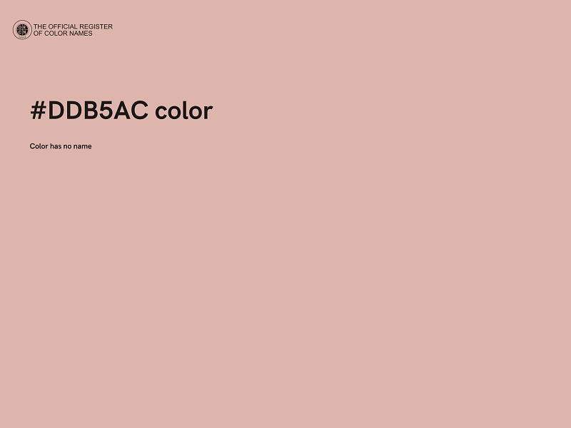 #DDB5AC color image