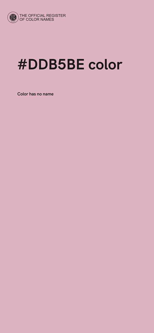 #DDB5BE color image