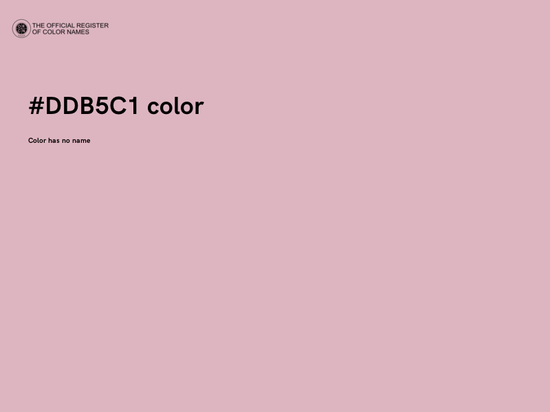 #DDB5C1 color image