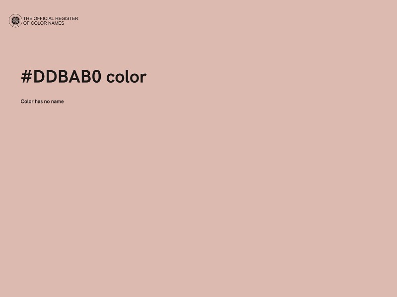#DDBAB0 color image