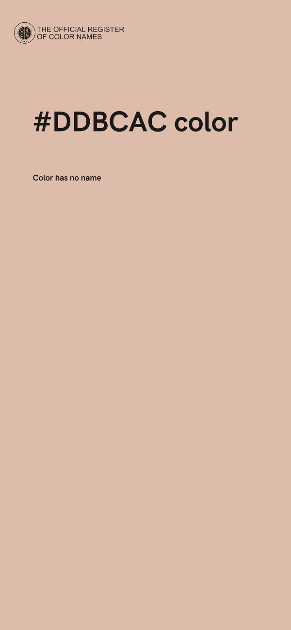 #DDBCAC color image