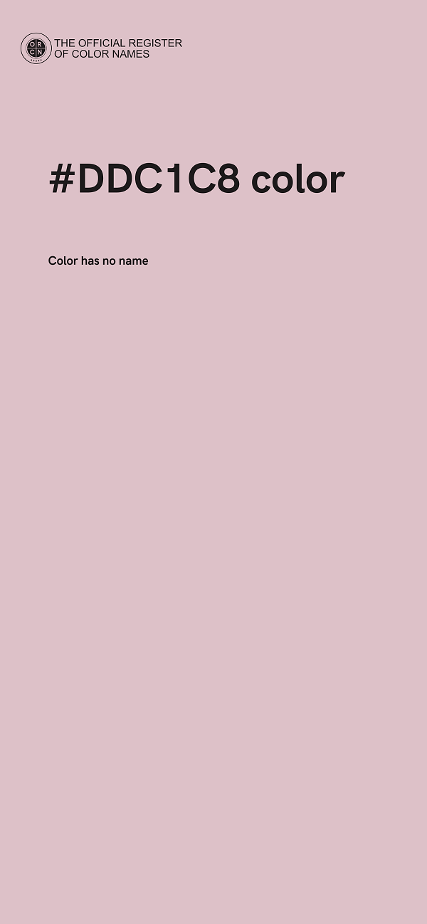 #DDC1C8 color image
