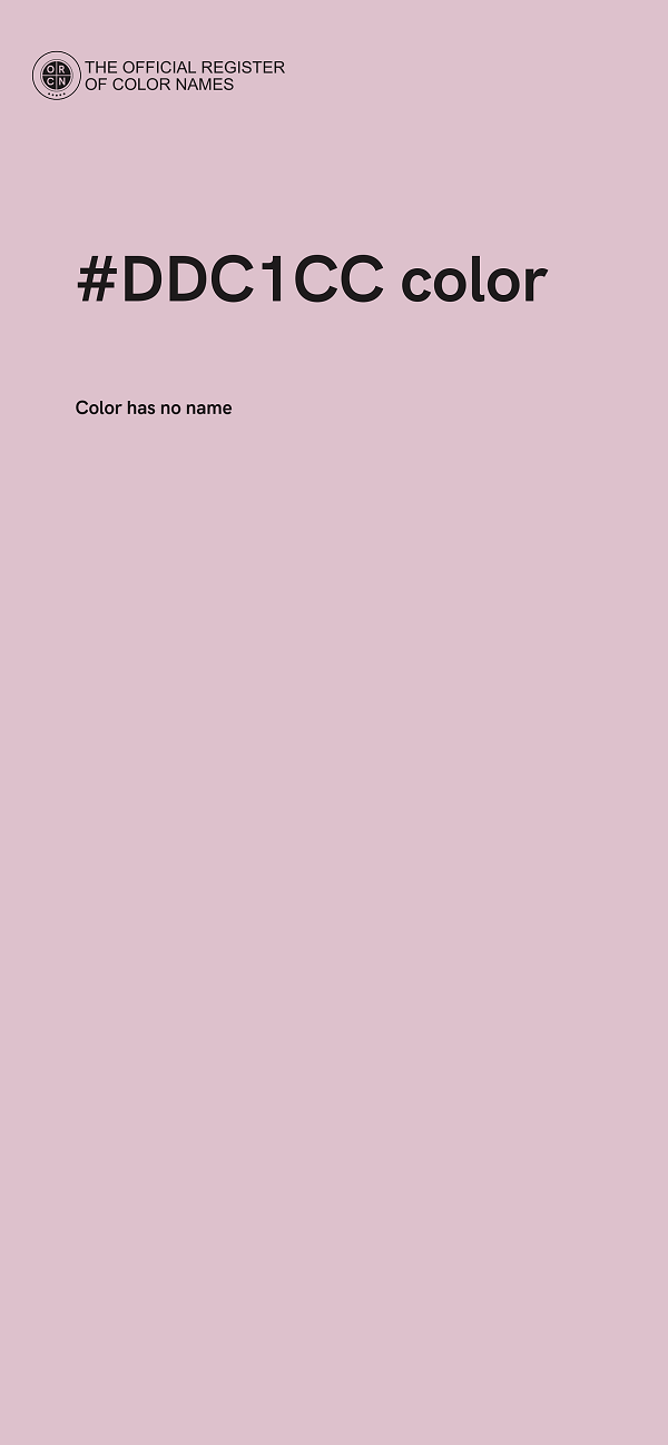 #DDC1CC color image