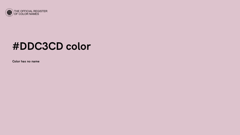 #DDC3CD color image