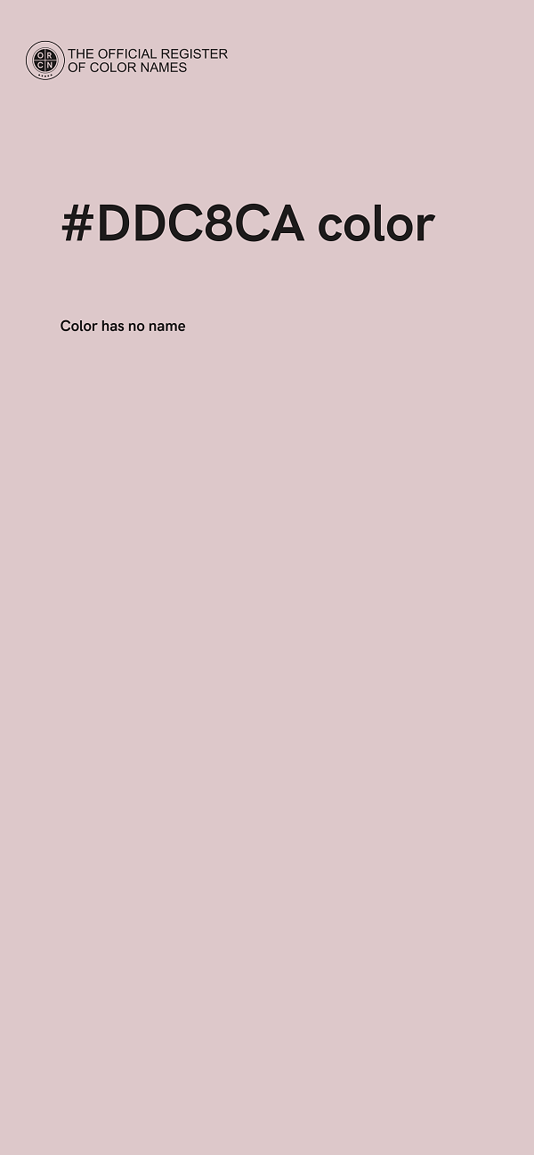#DDC8CA color image