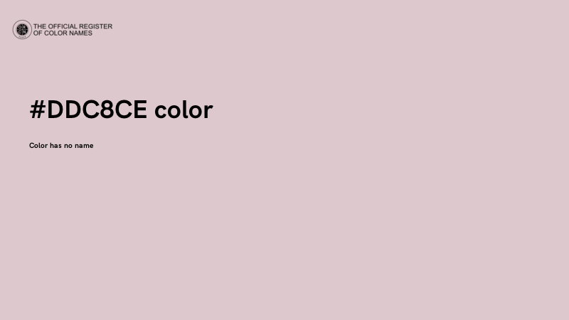 #DDC8CE color image