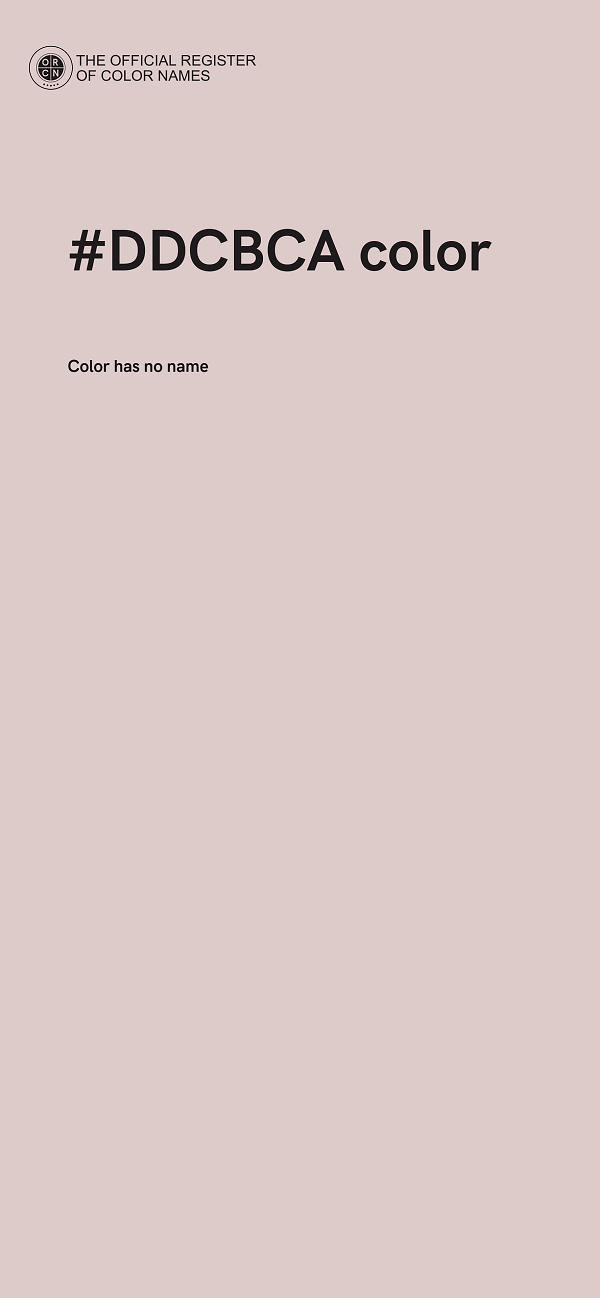 #DDCBCA color image