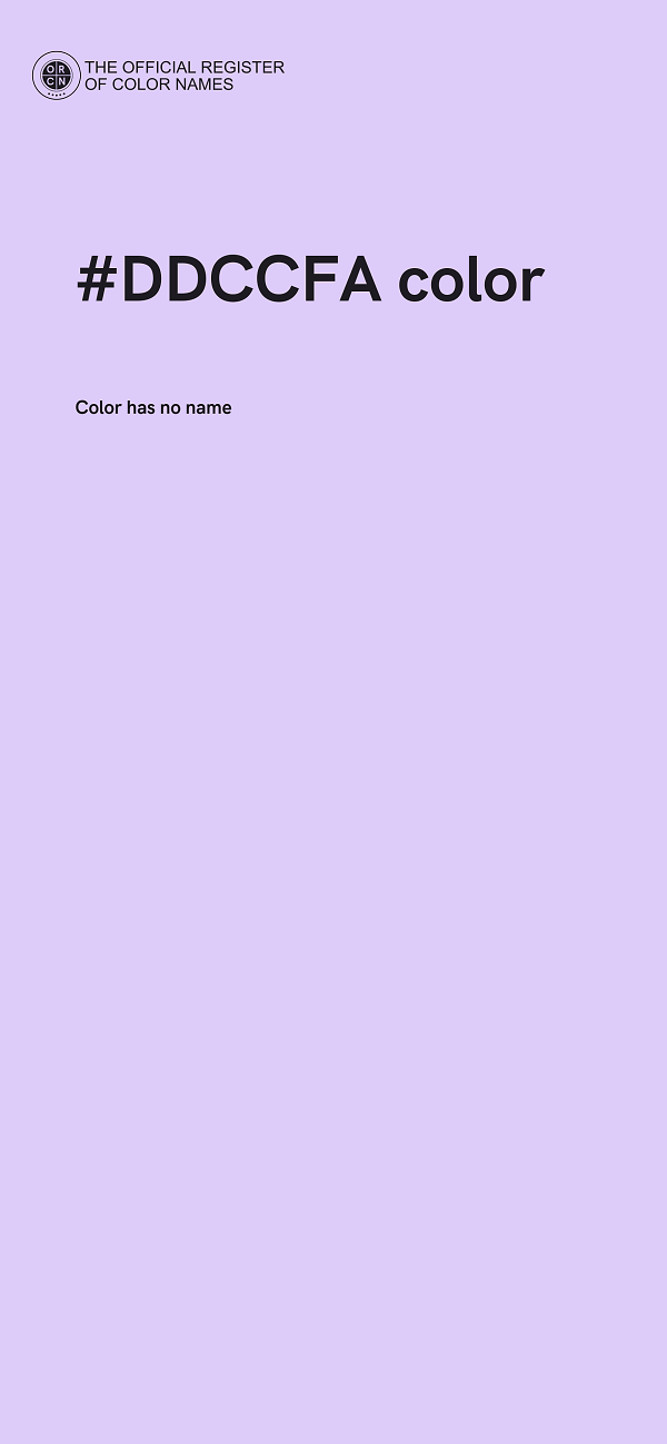 #DDCCFA color image