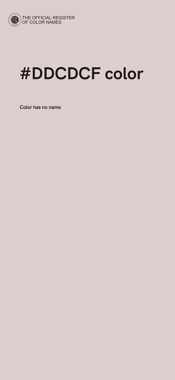 #DDCDCF color image