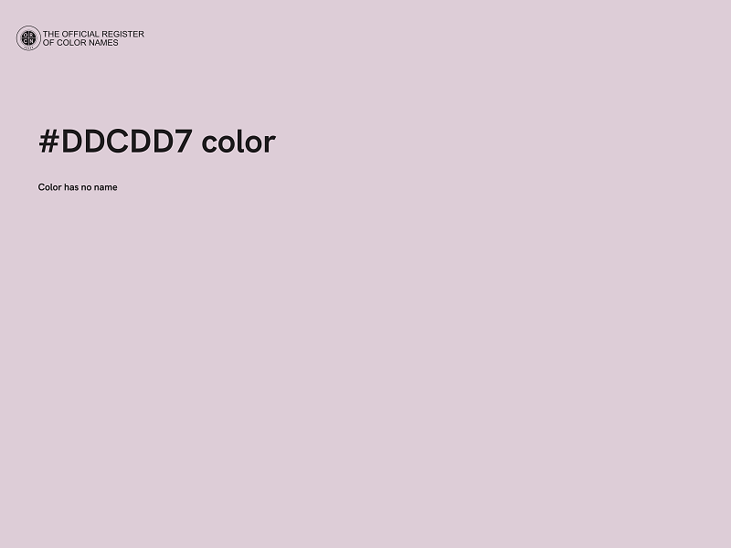 #DDCDD7 color image