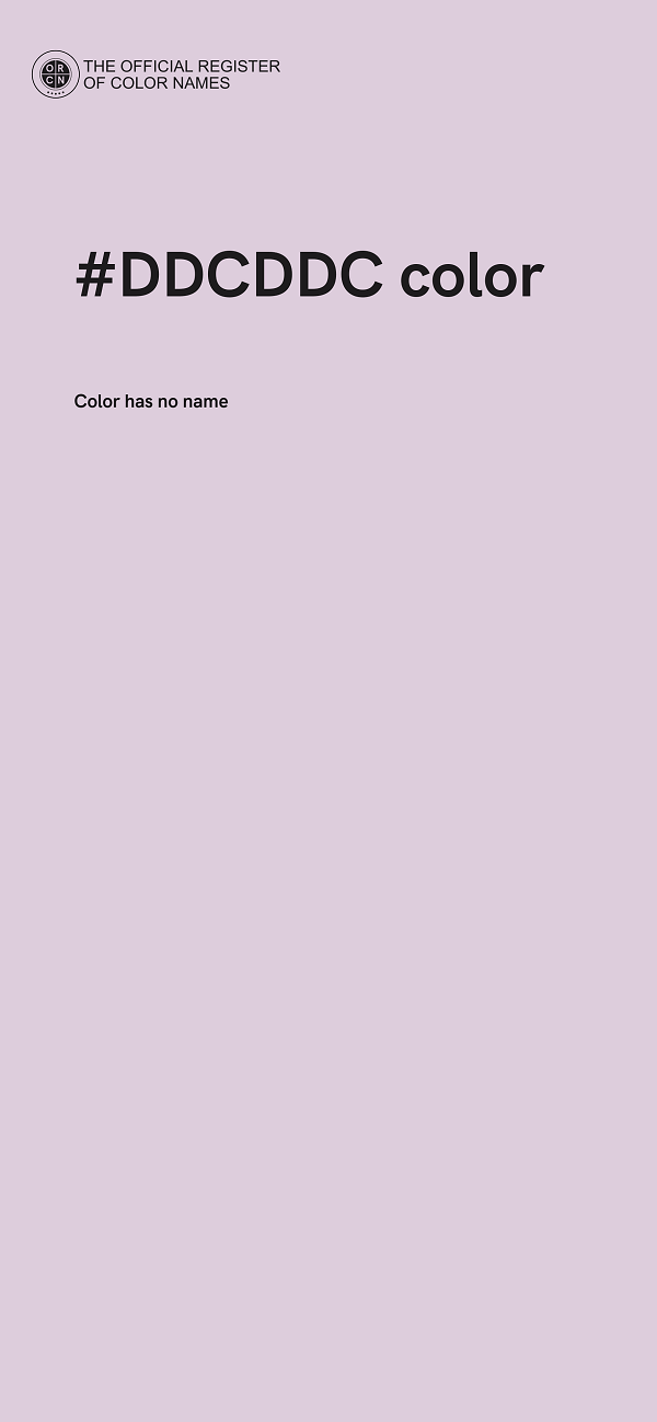 #DDCDDC color image