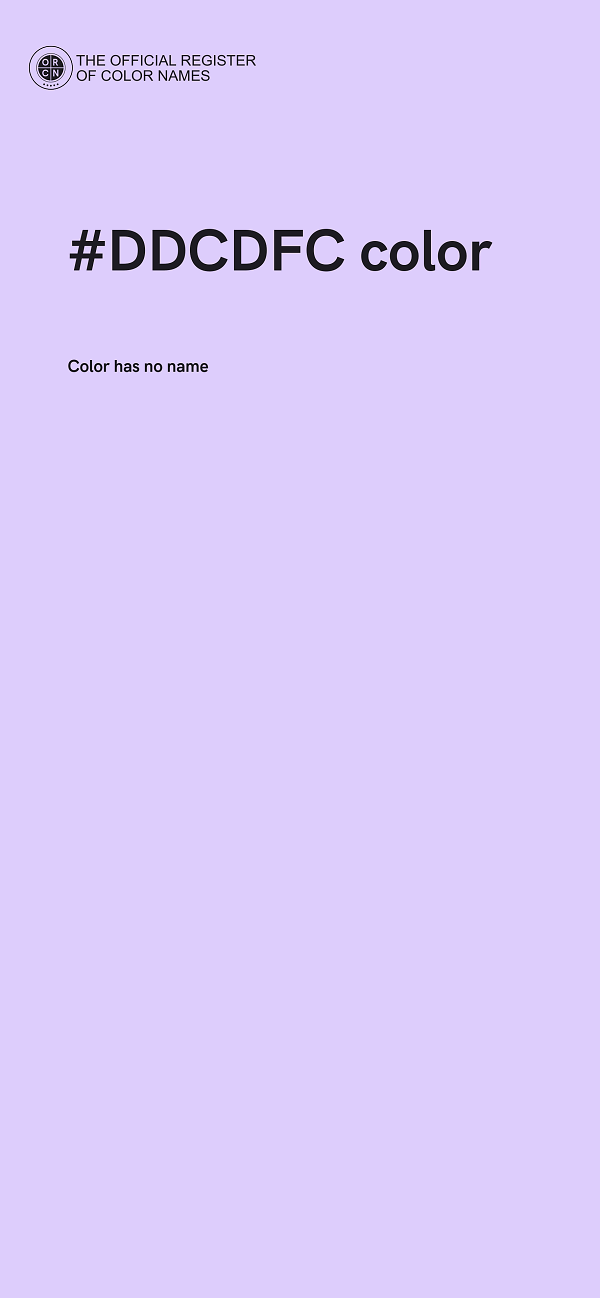 #DDCDFC color image