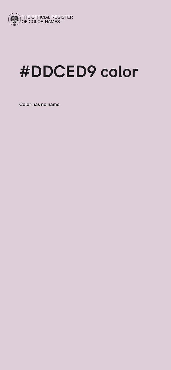 #DDCED9 color image
