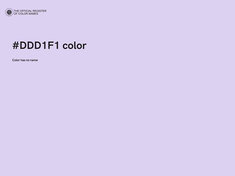 #DDD1F1 color image