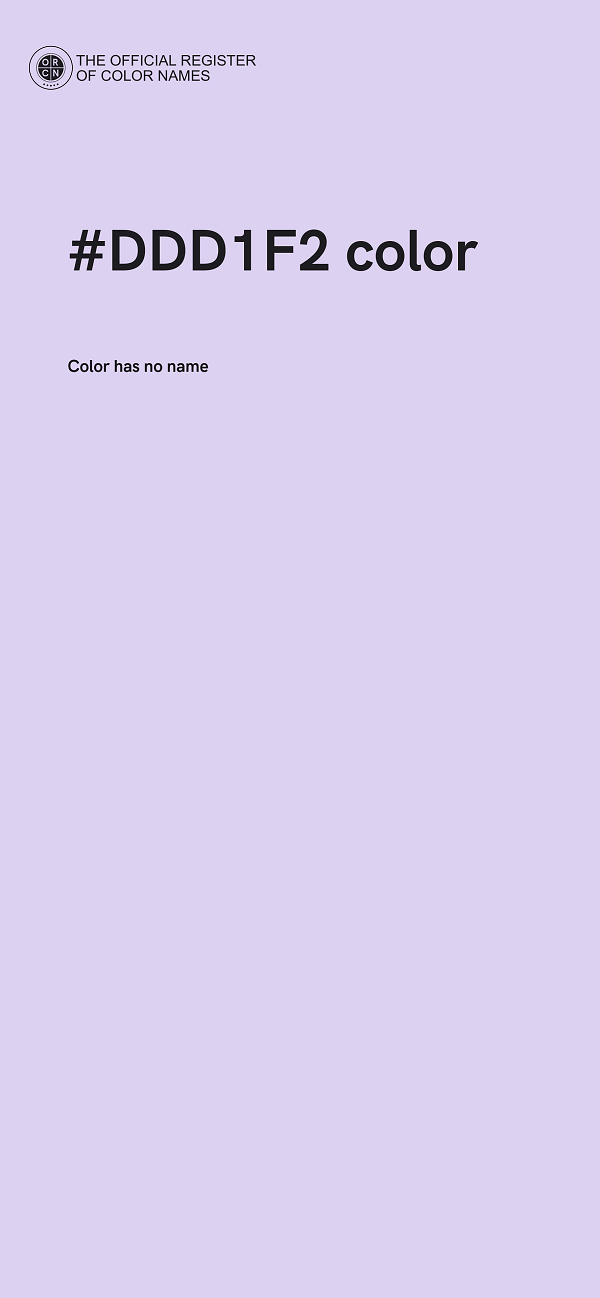 #DDD1F2 color image